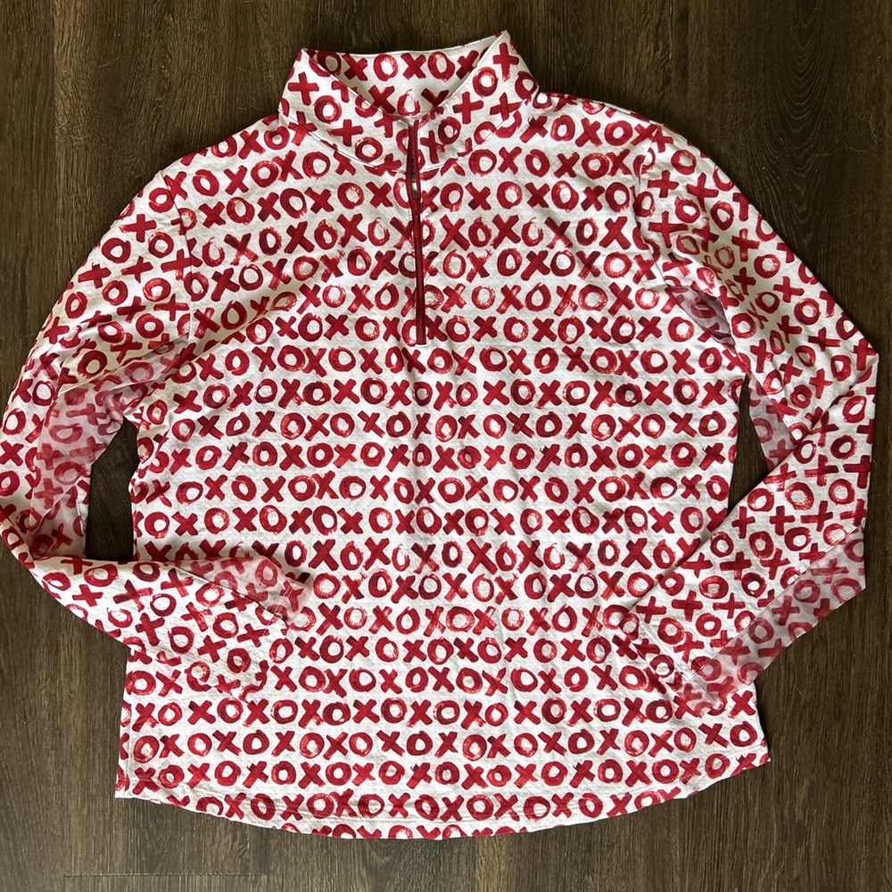 IBKUL Long Sleeve Mock Neck 1/4 Zip Golf Tennis Pickelball UPF NEW $101 XL